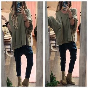 "Vintage" Free People Dolman Batwing Sleeve Sweatshirt